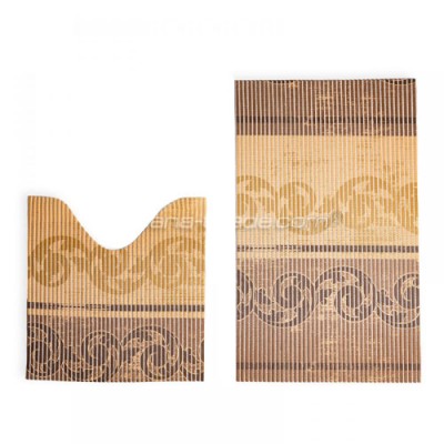 Набір килимків підлогових для ванної кімнати та туалету Dariana 80*48см,48*48см бежевий Assorti