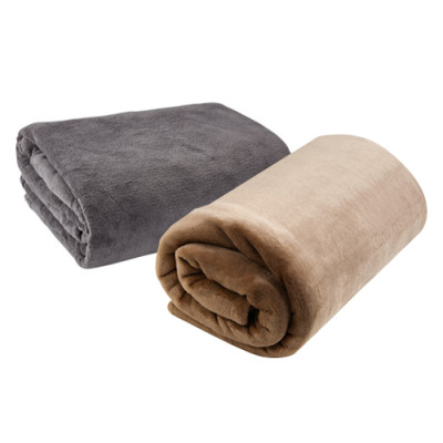 Плед однотонний 180*200 флис МІКС