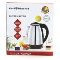 Чайник електричний 2л 2000 Вт нерж DIAMOND TK-00029 (без гарантії) / уп 12шт