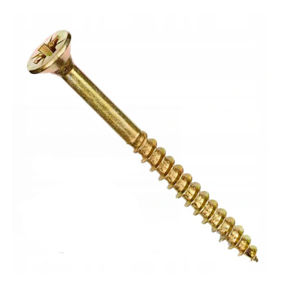 Шуруп (саморіз) універсальний 5мм*40мм (ЖОВТИЙ) (500шт.) X-TECH КОРОБКА Шуруп (саморіз) універсальний 5мм*40мм (ЖОВТИЙ) (500шт.) X-TECH КОРОБКА