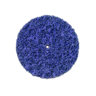 Круг Зачисний з нетканого матер. корал ТИТАН ABRASIVE з тримачем 100мм (Р46) Т27 середній/medium