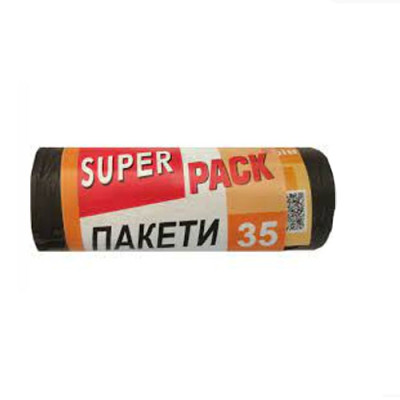 Пакети для сміття 35л*15шт SUPER LUX Пакети для сміття 35л*15шт SUPER LUX