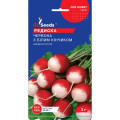 Редиска Червона з білим кінчиком Насіння 3г /уп. 5шт GL Sееds