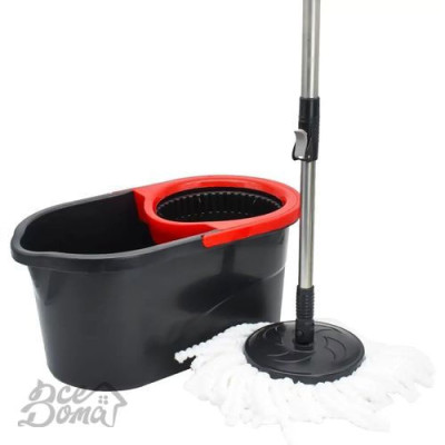 Набір для прибирання Lodos /280/ відро 14л, 200мм*440мм*250мм +швабра телескоп.1050мм, насадка160мм, довжина ворса 120мм