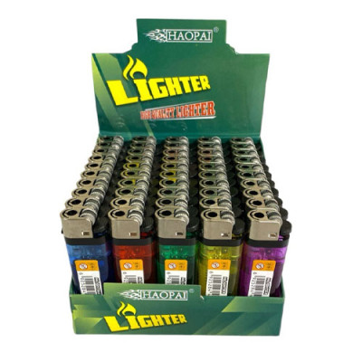 Запальничка LIGHTER кольорова /уп 50шт/НР-63