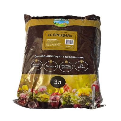 Субстрат торфяний середній  3л 