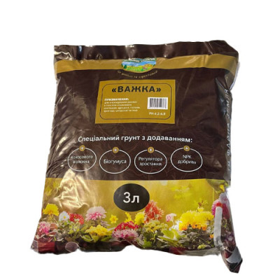 Субстрат торфяний важкий  3л 