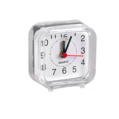 Годинник будильник квадратний QUARTZ 288 батар AA/588-08/2046