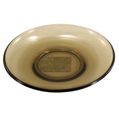 Тарілка склокерам. 140мм мілка кругла димна уп.6шт