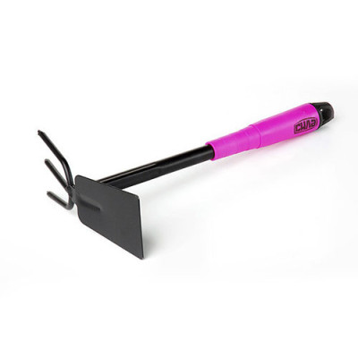 Мотика(мотига) комбінована плоська, 3 зуба з пластиковою рукояткою Сила