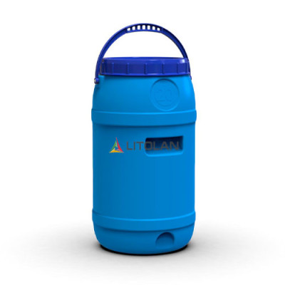 Бочка п/е харчова Літолан 20л з ручками h47см*d20см синя
