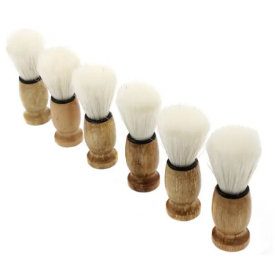 Помазок для гоління дерев`яна ручка Помазок для гоління дерев`яна ручка