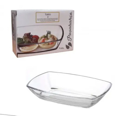 Набір салатників 2шт скло 14*10см, h -3.6 см /54673/ 