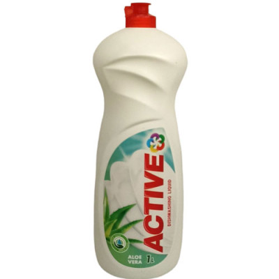 Засіб миючий для посуду Active Алоє Віра 1л уп.10шт