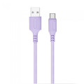 Кабель USB-USB 1м Type-C ColorWay Purple 2.4A (CW-CBUC044-PU)