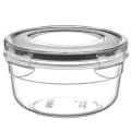 Контейнер харчовий 0,86л з затискачем круглий