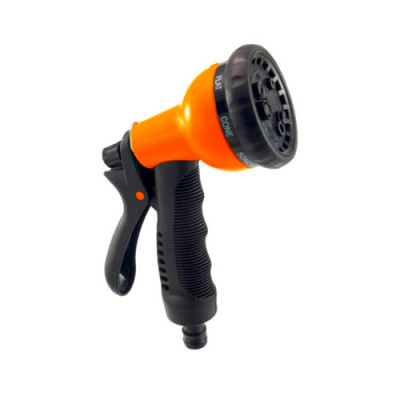 Пістолет-розпилювач для поливу 8-ми функціональний помаранчевий