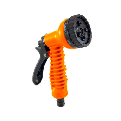 Пістолет-розпилювач для поливу 7-ми функціональний помаранчевий