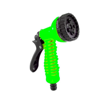 Пістолет-розпилювач для поливу 7-ми функціональний зелений