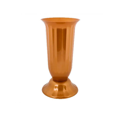 Вазон для квітів №1 d-190мм h-380мм з підставкою Золото