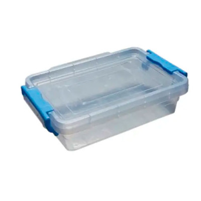 Контейнер харчовий 0,9л з затискачем прямокутний (Берлусконі)