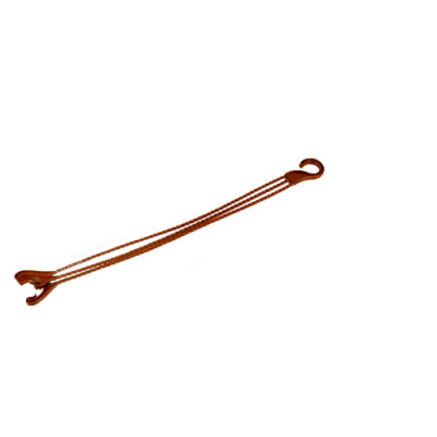 Підвіска для кашпо 43см кручена Коричнева