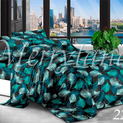 К-т пост. білизни двоспальне /2257 бязь MERRYLAND BRONZE(пр.180*215, под. 180*215 нав.70*70*2)