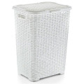 Кошик для білизни 45л Білий РОТАНГ