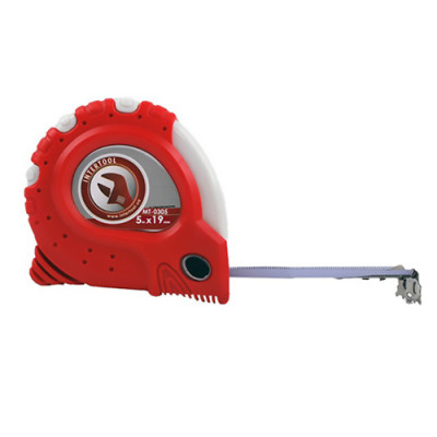 Рулетка з фіксатором 5м. х 19 мм, 
