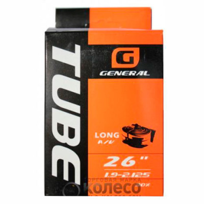 Камера 26*1,75/2,125 Long A/V48 General 30% карт.уп.