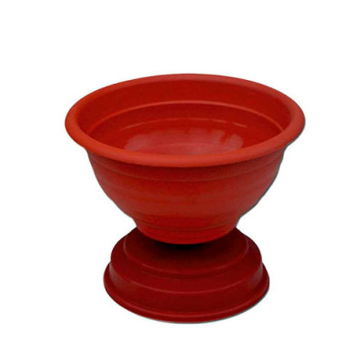 Вазон для квітів на ніжці 10л d-400мм Коричневий (К)