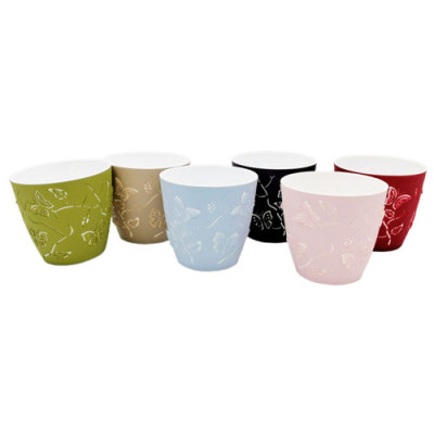 Вазон для квітів 3D 0,7л МІКС