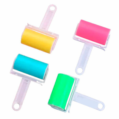 Валик для одягу/чищення липкий багаторазовий Мікс