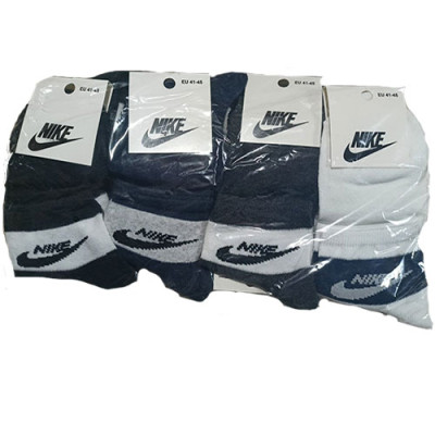 Шкарпетки (№102) середні Nike 105N чол (41-45) Мікс уп.12шт