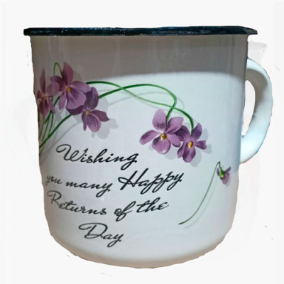 Кружка емаль 1.0л 