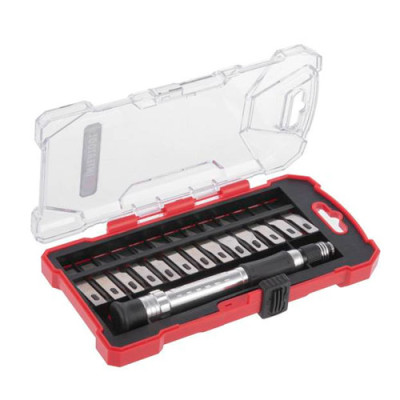 Набір скальпелів з тримачем 14шт Інтертул Набір скальпелів з тримачем 14шт Інтертул