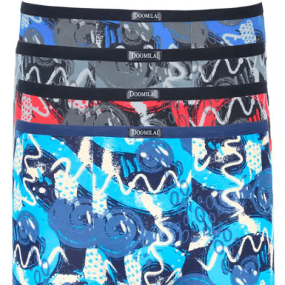 Труси чоловічі боксери стейч/бамбук DOOMILAI XL-4XL /D-01667/уп.24шт