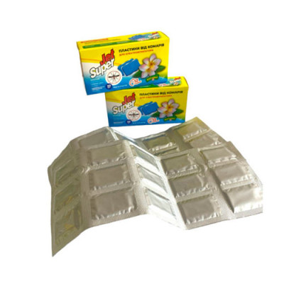 Таблетки від комарів Jet Super (уп. 30шт) квіткові /ящ. 120шт