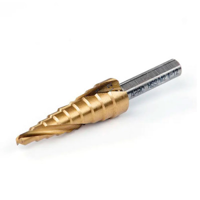 Свердло по металу d4-12мм ступеневе спіральне (сталь 6542) PRO Апро