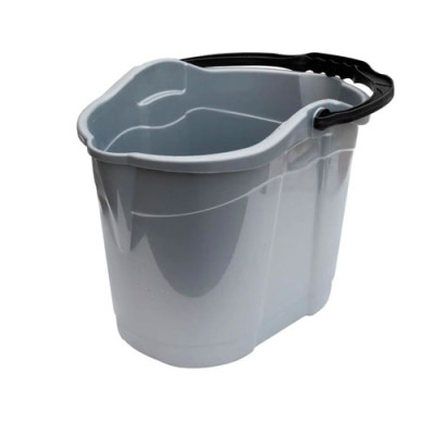 Відро 14л п/п овальне без віджиму металік 