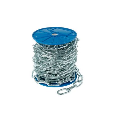 Ланцюг довголанковий д.4мм / 40 м ЦИНК /DIN 5685C Апро