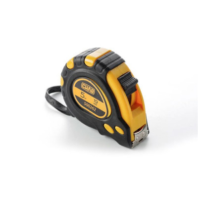 Рулетка обгумована супермагніт стандарт 5м х 19мм Сила Інструмент