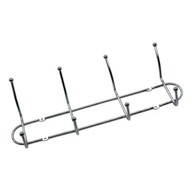 Вішак настінний (хром) 4 гачок 4,2мм / KD042-4