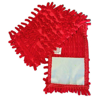 Запаска для натирача (полотера) 1000пальців(EF-1000-R) червона 37*12см