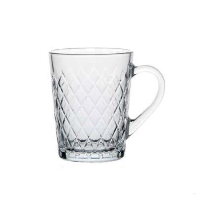 Набір чашок 2шт скло 265мл Рубі/уп.12шт