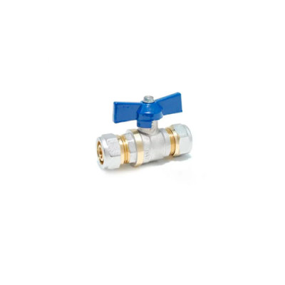 Кран кульовий для МП 16*16 SANTAN червоний