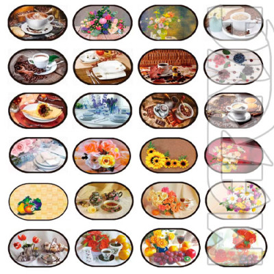 Клейонка термо 40*27,5см овальна