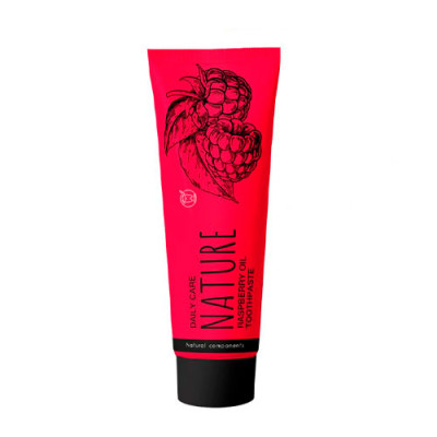 Зубна паста NATURE Daily Care 100мл з малиною /уп.35шт