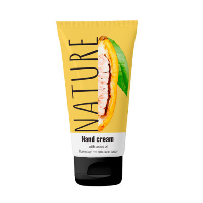 Крем для рук NATURE 50мл захисний з олією какао /уп.36шт Крем для рук NATURE 50мл захисний з олією какао /уп.36шт
