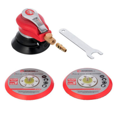 Шліфувальна машина ексцентрикова Інтертул 125мм /9000 об/хв. (гарантія 1рік)